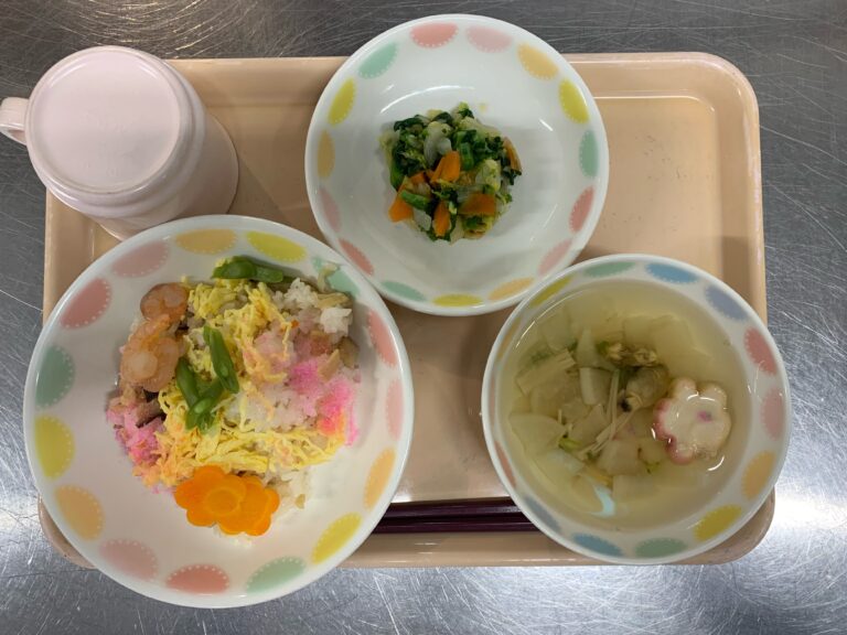 ３/１　今日の給食・ひなまつり給食