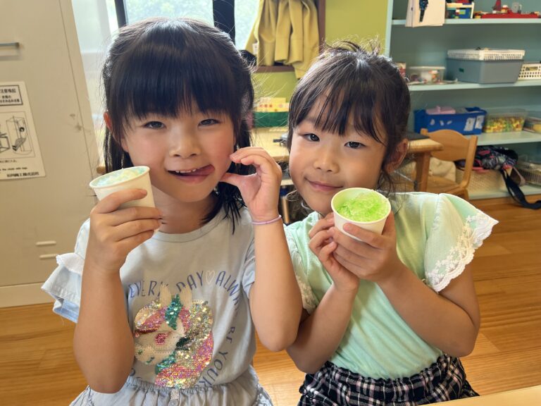 プール納め＆かき氷パーティ🍧